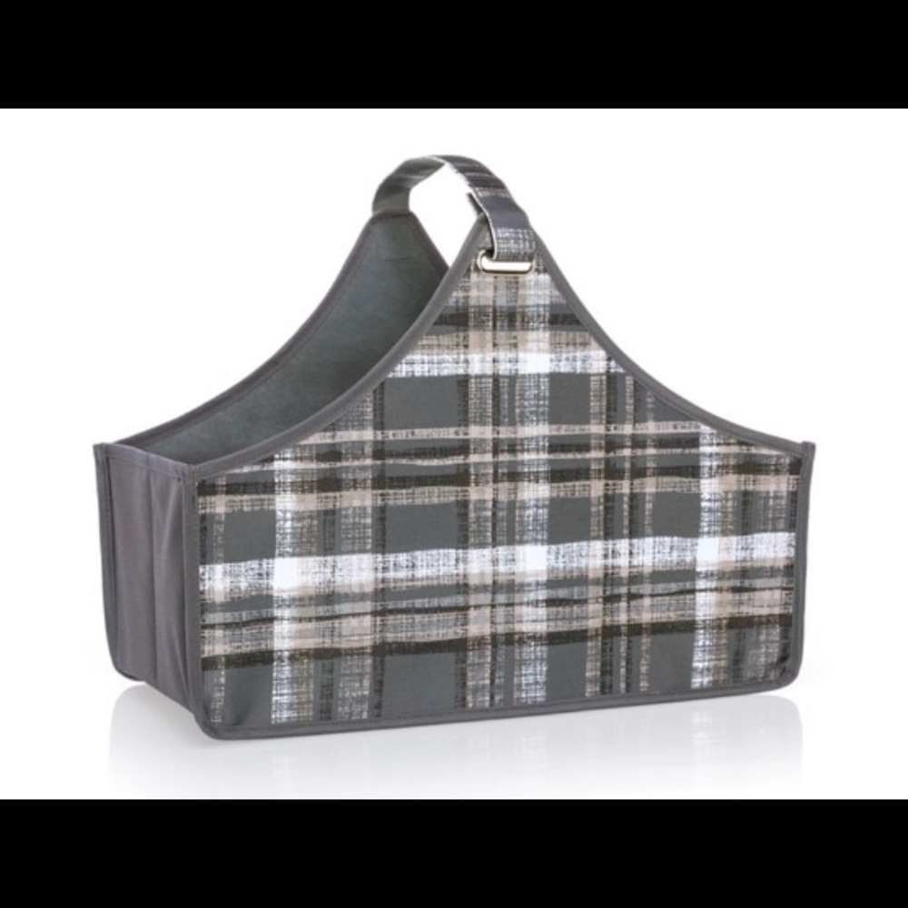 Catch All Bin-Cozy Plaid